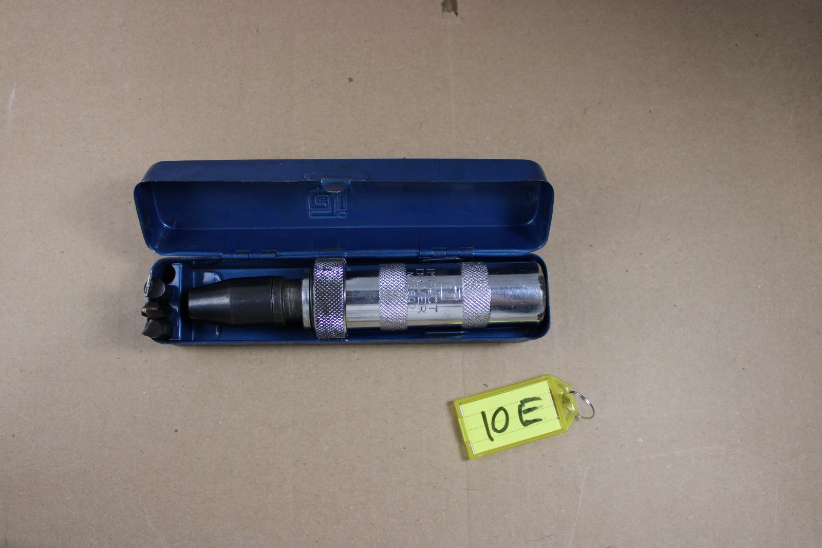 Vintage Manual Hand Impact Driver Set No.3800 – Blue Steel Case & Bits