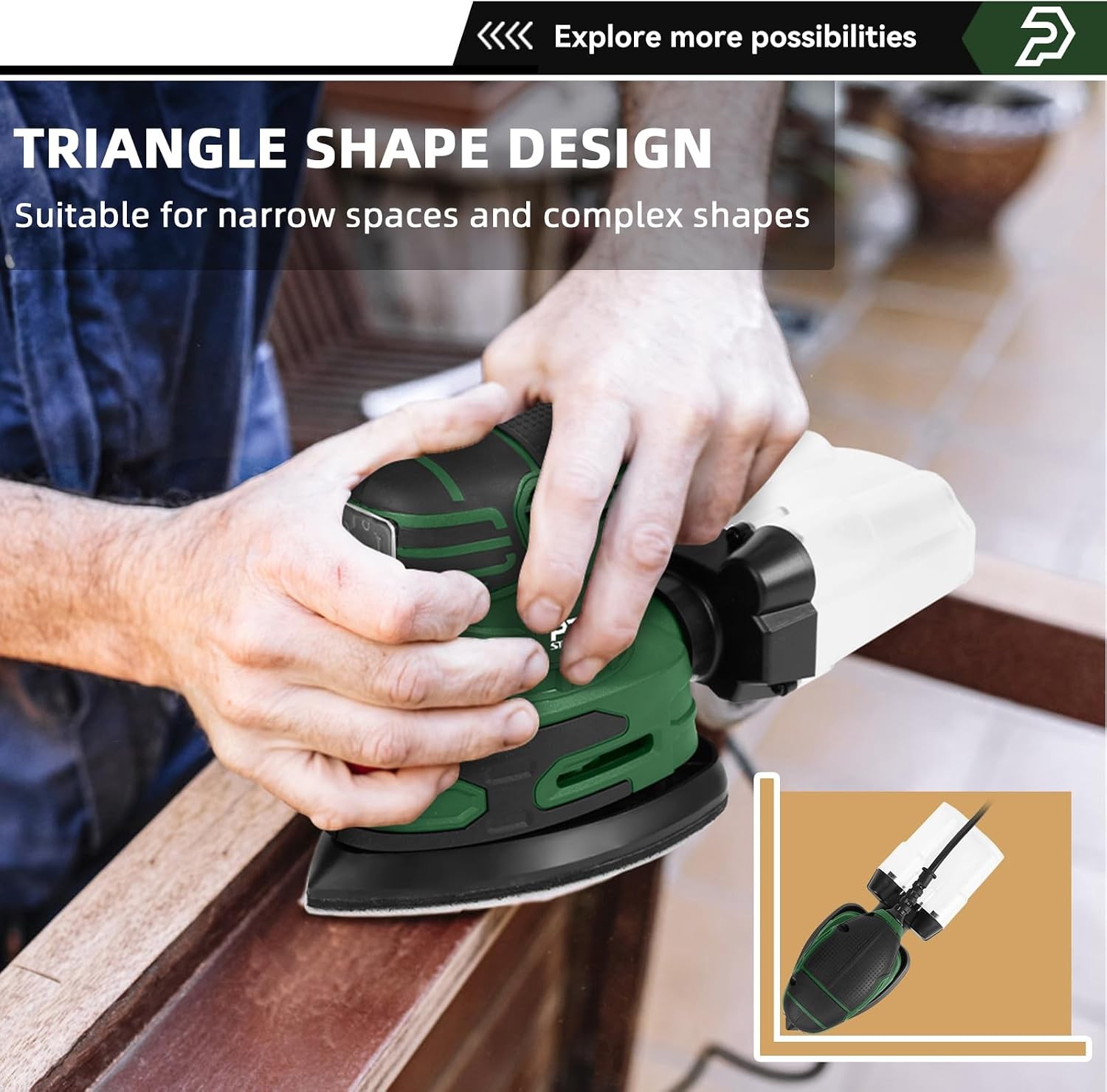 Prostormer 13000RPM Electric Mouse Sander