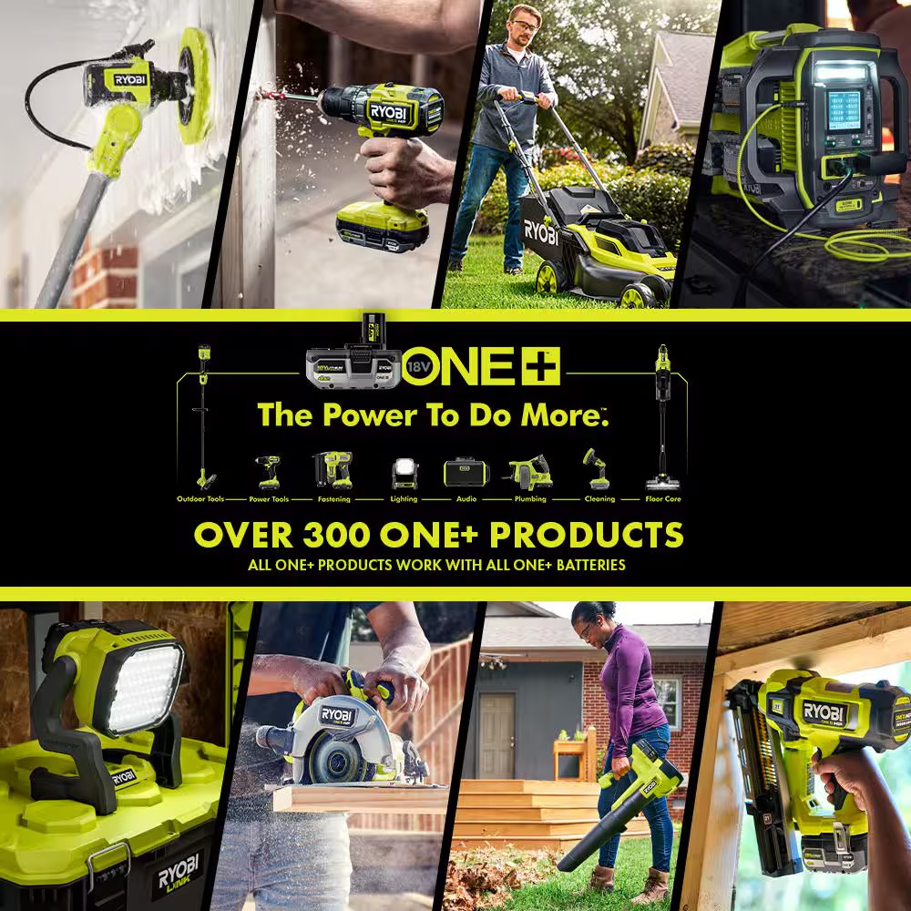 ONE+ 18V Cordless 2-Tool Combo Kit with Drill/Driver, Impact Driver, (2) 1.5 Ah