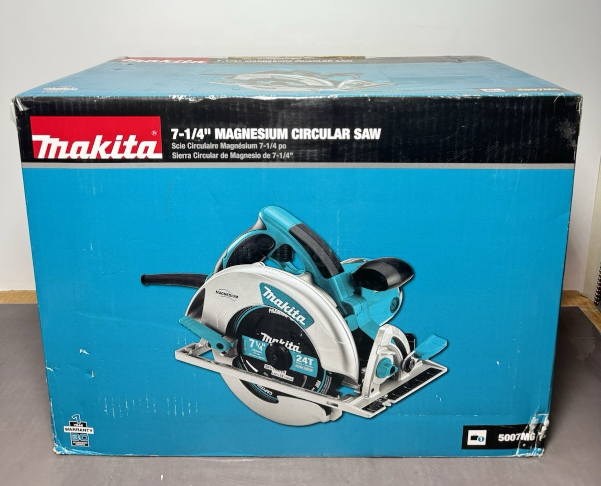 Makita 5007MG 7-1/4in Magnesium Circular Saw, Corded Electric- Brand New