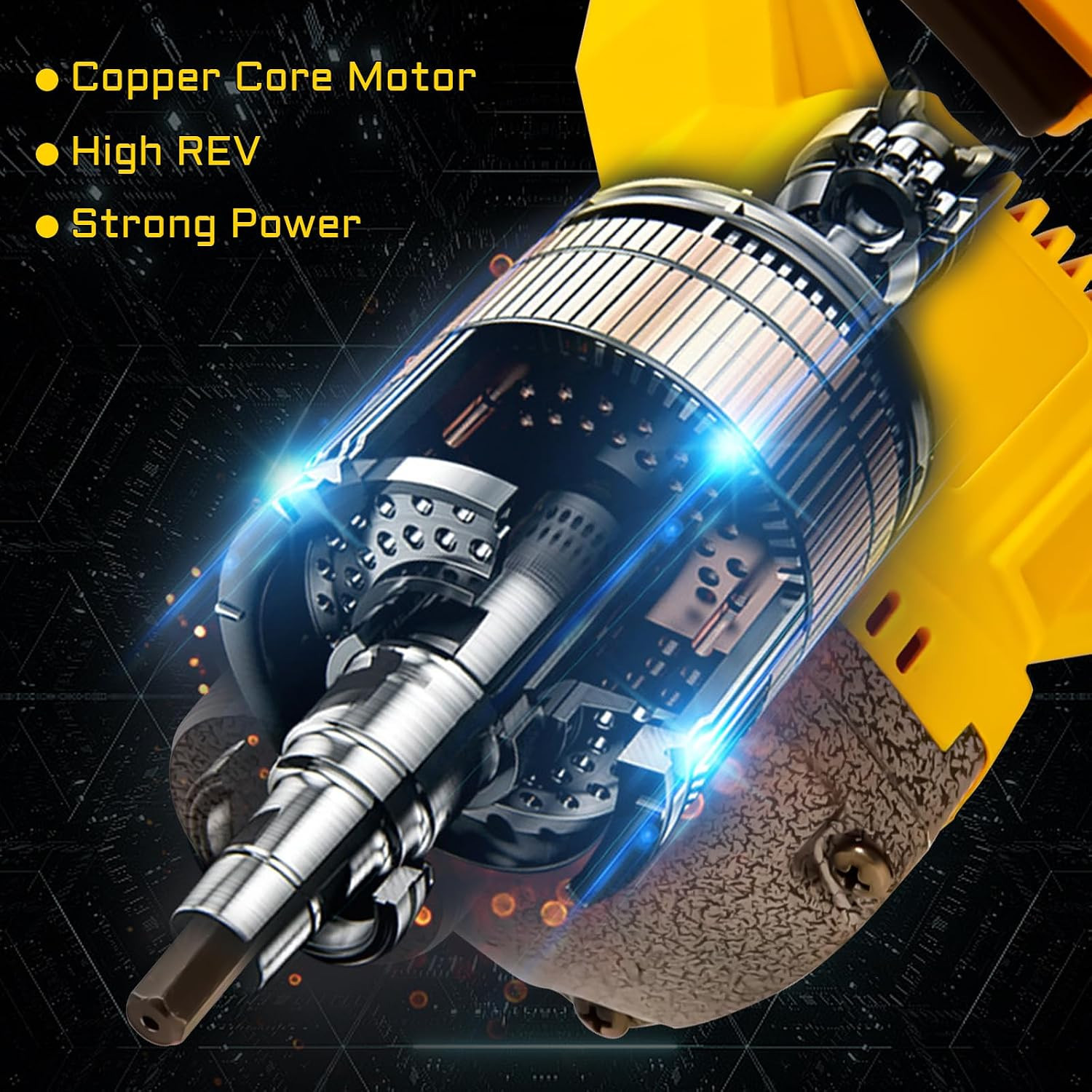 Handheld Concrete Vibrating Tool, Compatible with Dewalt 20V Battery(No Battery)