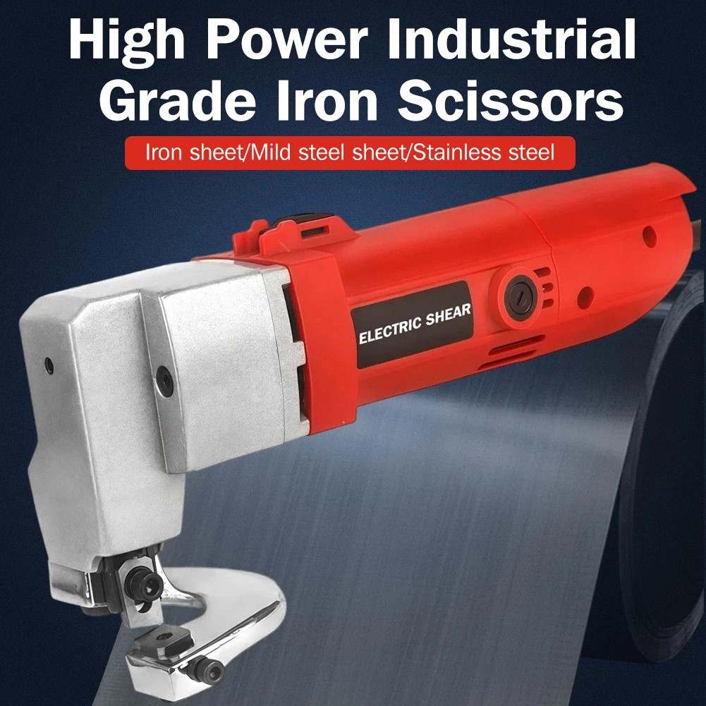 Electric Sheet Metal Cutter Heavy Duty Sheet Shear Cutter Tin Snips Cutting Tool