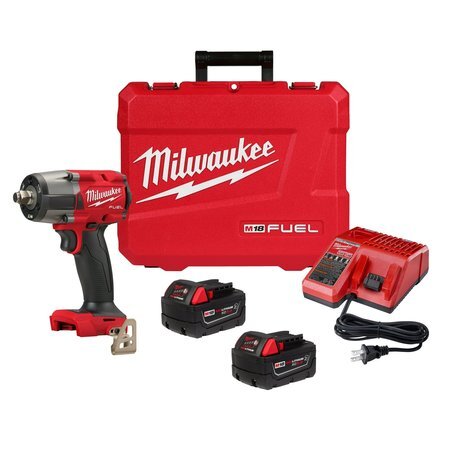 Milwaukee Tool 2960-22R M18 Fuel 3/8 In. Mid-Torque Impact Wrench With Friction