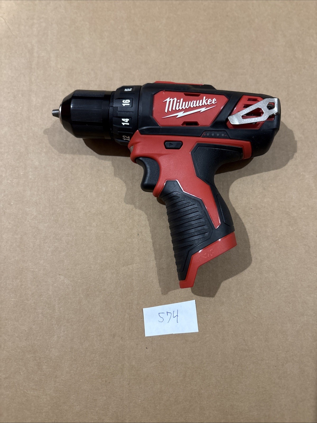 Refurbished Milwaukee 2407-20 M12 12V 3/8-Inch Drill Driver 3/8” OEM TOOL 574