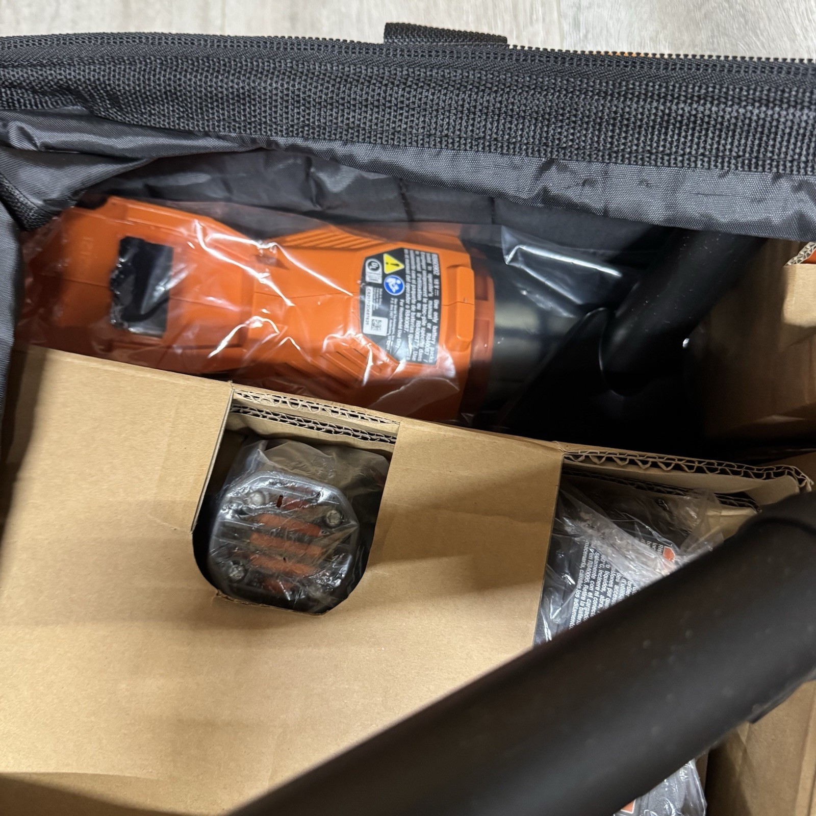 RIDGID 18V Cordless 6-Tool Combo Kit with 2.0 Ah Battery, Charger, and Tool Bag