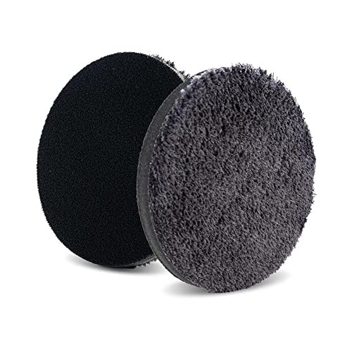 Black Microfiber/White OSP Microfiber pad kit. (2-Pack). Fits 5&Prime; 5.25&Prime; 2 Pack