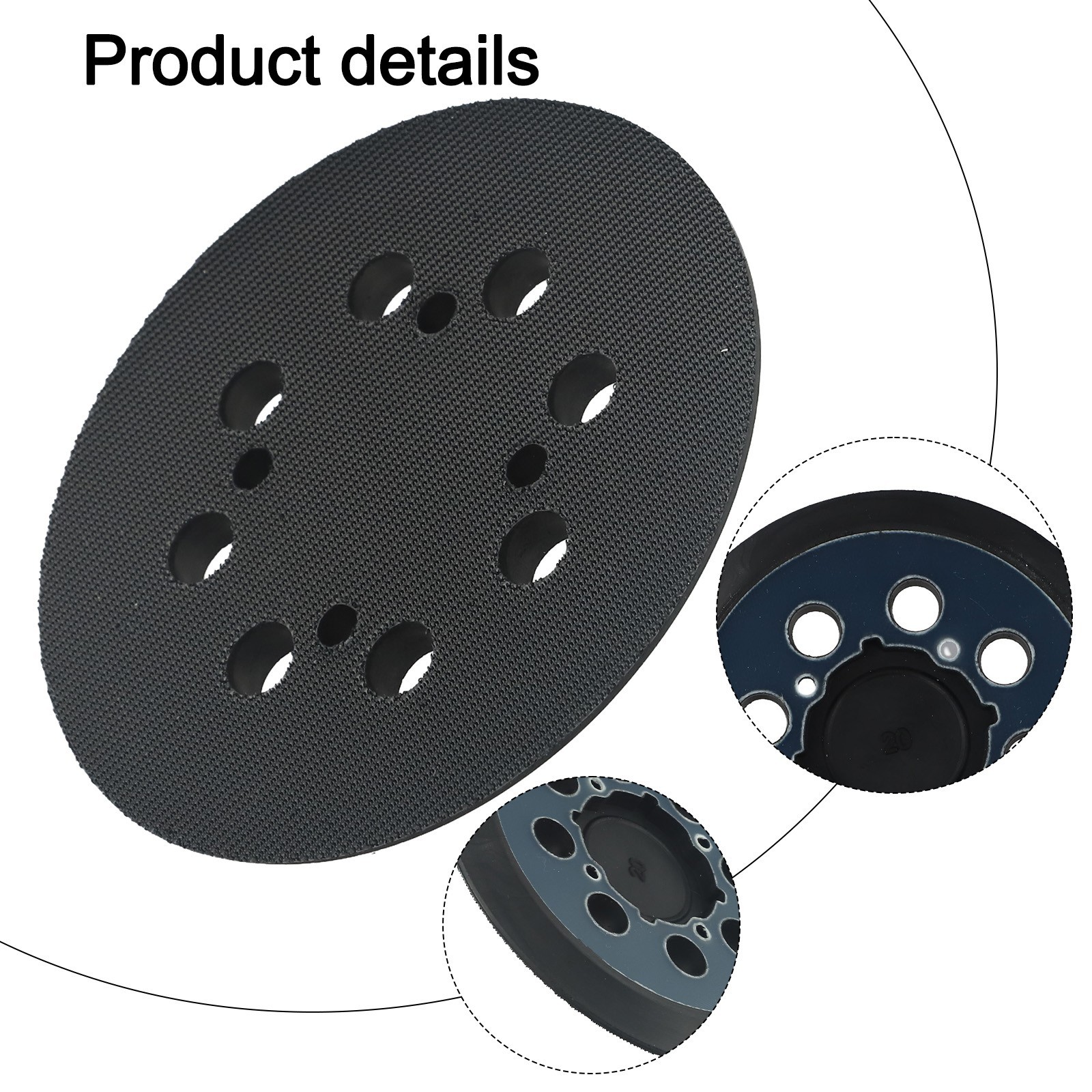 Long Lifetime Replacement Sander Pad for CRAFTSMAN CMCW220B & CMEW231 Sander