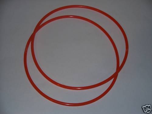 TWO 1/4&Prime; round urethane drive belts ShopCraft Tradesman