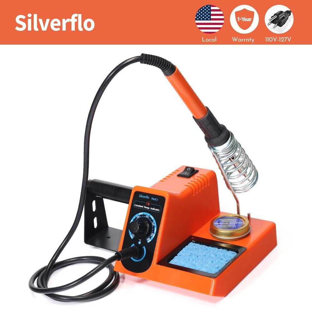 60W Soldering Station Kit Adjustable Temp Soldering Iron Desoldering Tool