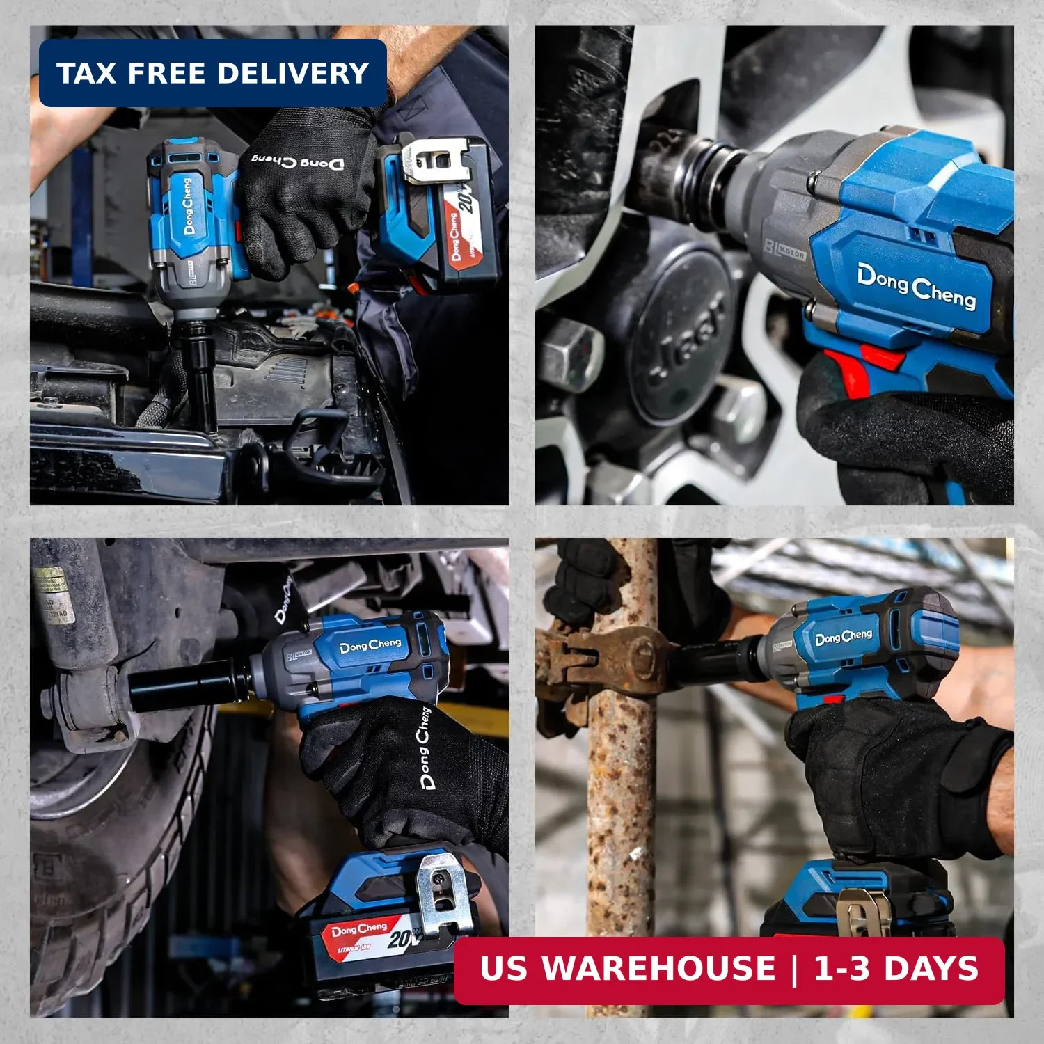 20V Brushless Impact Wrench, Max Torque 503 ft-lbs (682 N.m), 1/2 inc