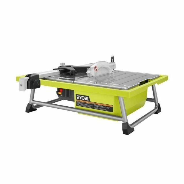 RYOBI 4.8 -Amps 7 in. Blade Corded Tabletop Wet Tile Saw