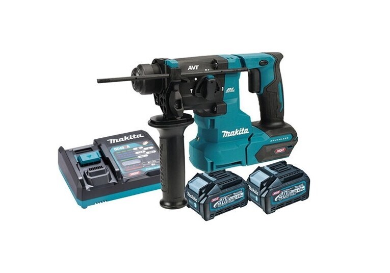 Makita HR010G BL 2×4.0Ah 40V Max Sleeve 1350Rpm 5000Bpm 2.1J 10lb *Charger_220V*