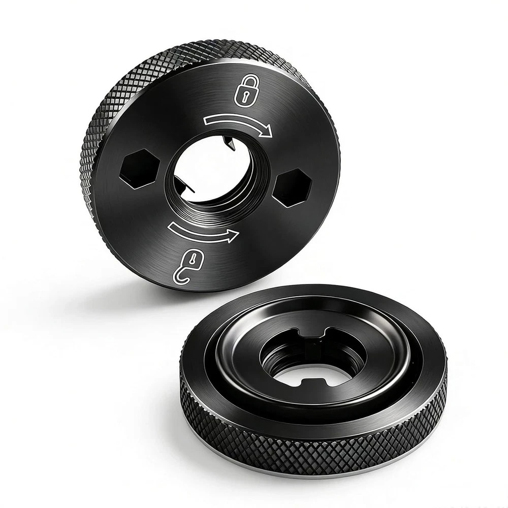 N484249 Angle Grinder Flanged Hex Nut Compatible with De-Walt Grinder DCG413B DC