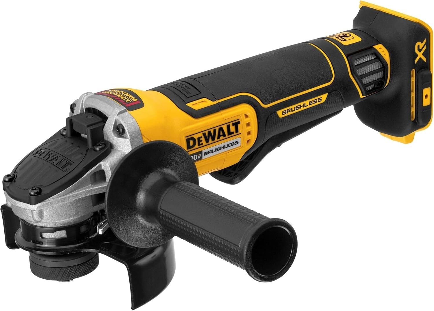 DEWALT 20V MAX* Angle Grinder Tool Cordless Brushless, 4 1/2 Inch, with Paddle S