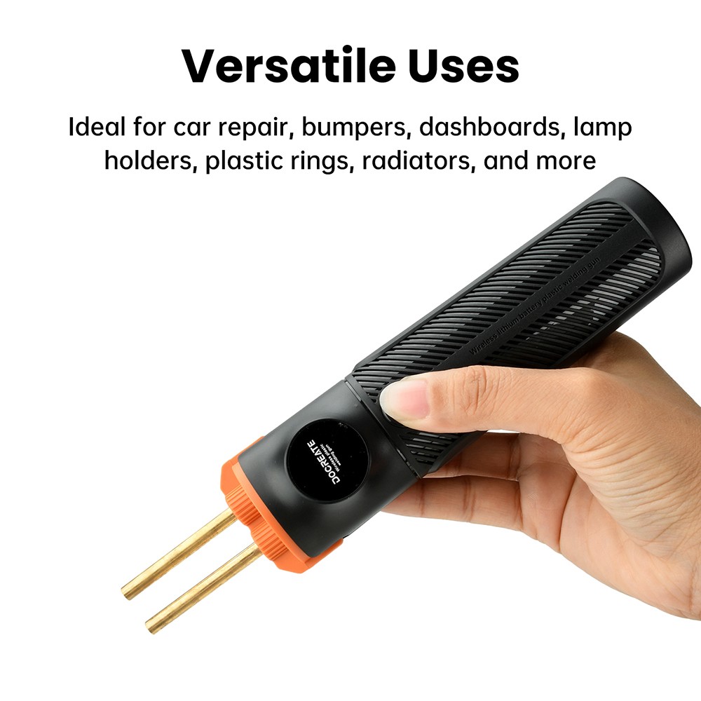 Cordless Plastic Welder Car Bumper Repair Tool with LED 400pcs Hot Staples TypeC