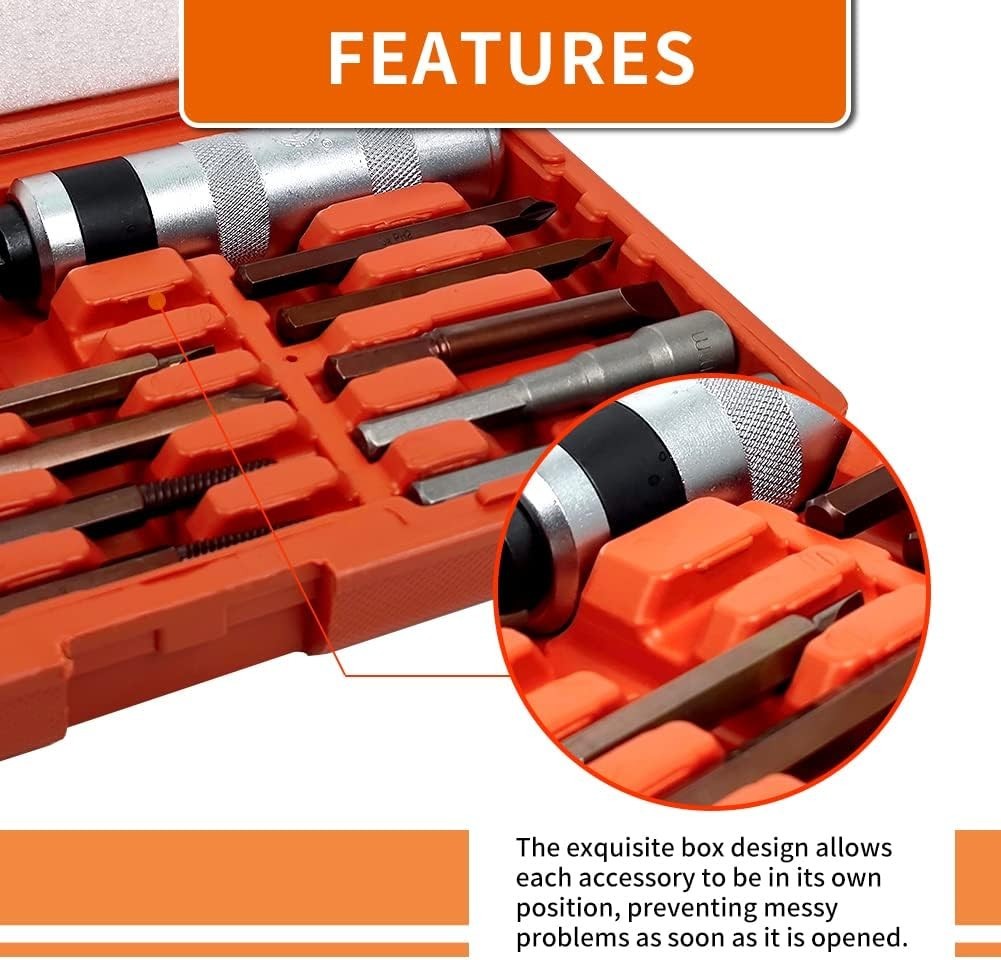 Versatile Manual Reversible Impact Driver with 26 Durable Screwdriver Bits