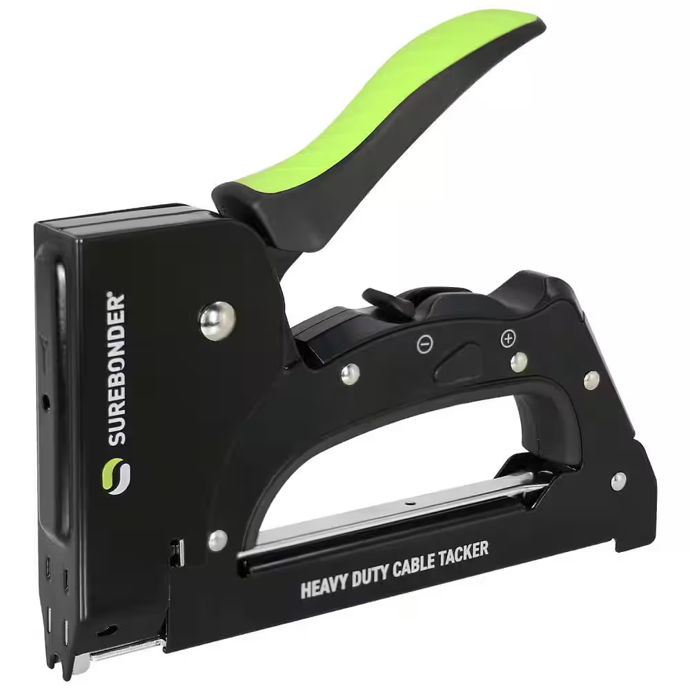 Cable Tacker Heavy-Duty Manual Staple Gun