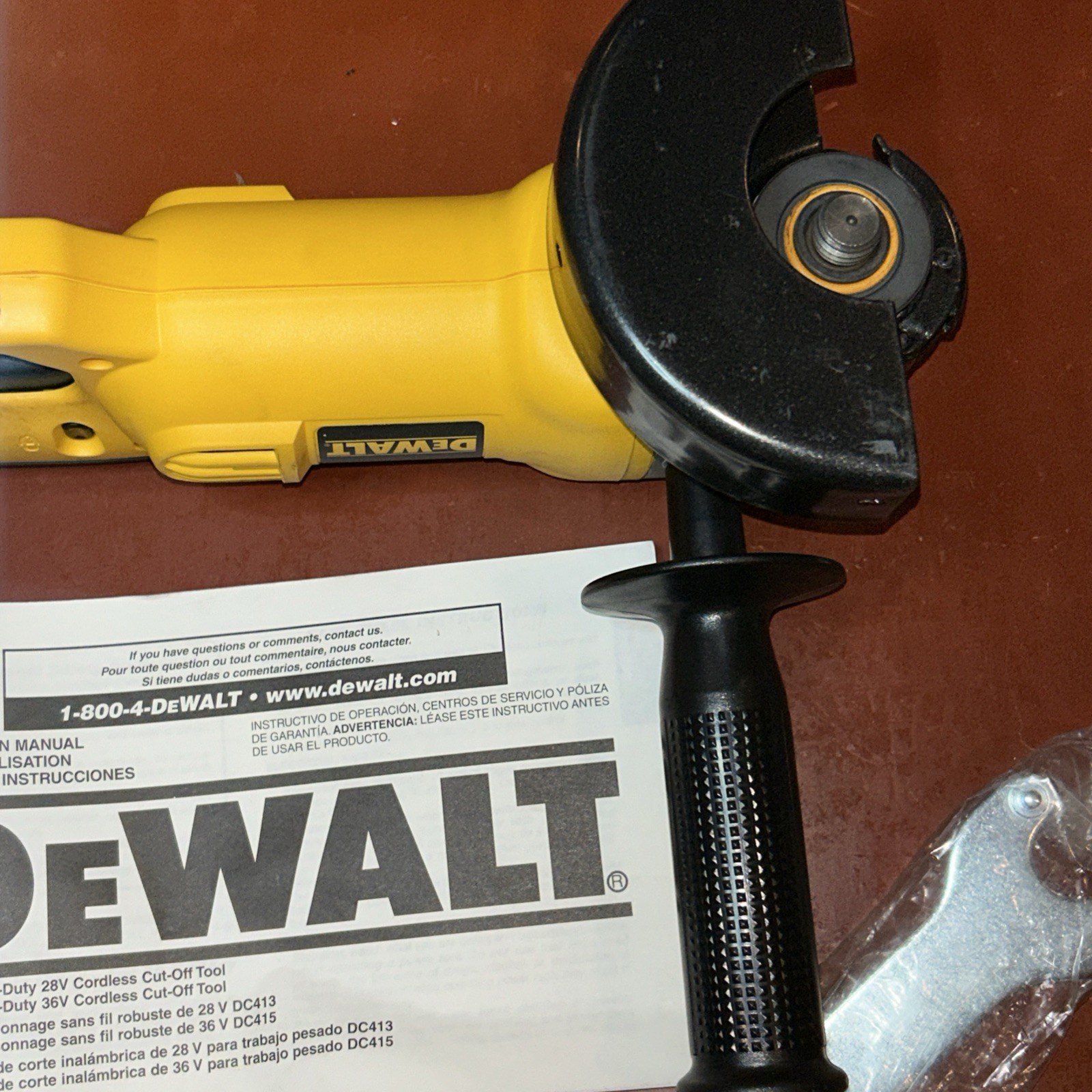 New Old Stock Dewalt 28V 4 1/2” Heavy Duty Cordless Cut Off Tool – DC413