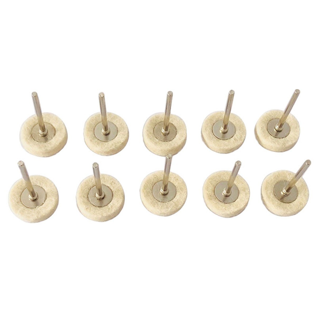 1-100 Polishing Buffing Wheel Adjustable Wool Felt Shank Grinder Pad Rotary Tool