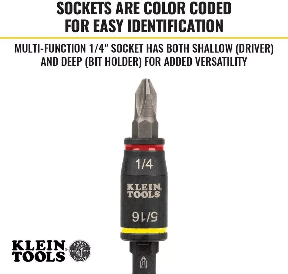 Klein Tools 32767 Impact Driver, 3-in-1 Flip 1 Count (Pack of 1)