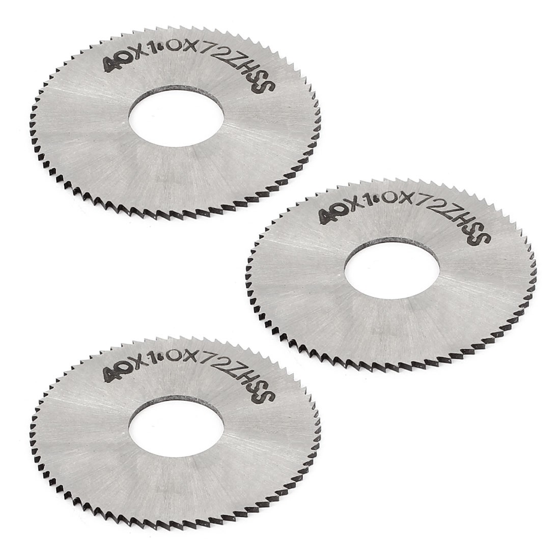 3pcs 40mm Dia 1mm Thickness 72 Teeth HSS Slitting Saw Cutter Cutting Tool]