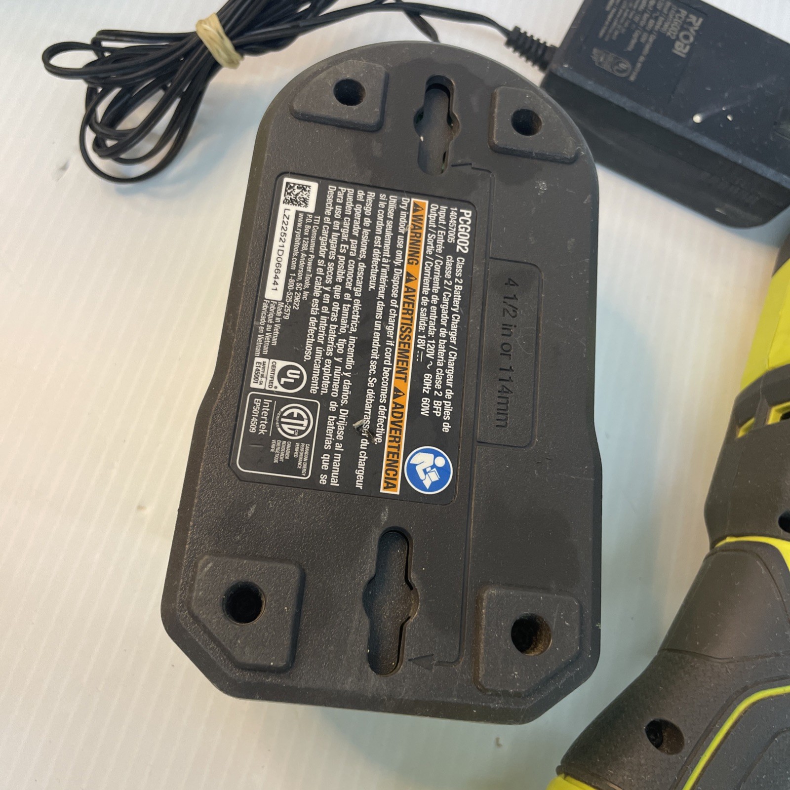 Ryobi ONE+ 18V Cordless Oscillating Multi-Tool Kit with 2.0Ah Battery -Pre Owned
