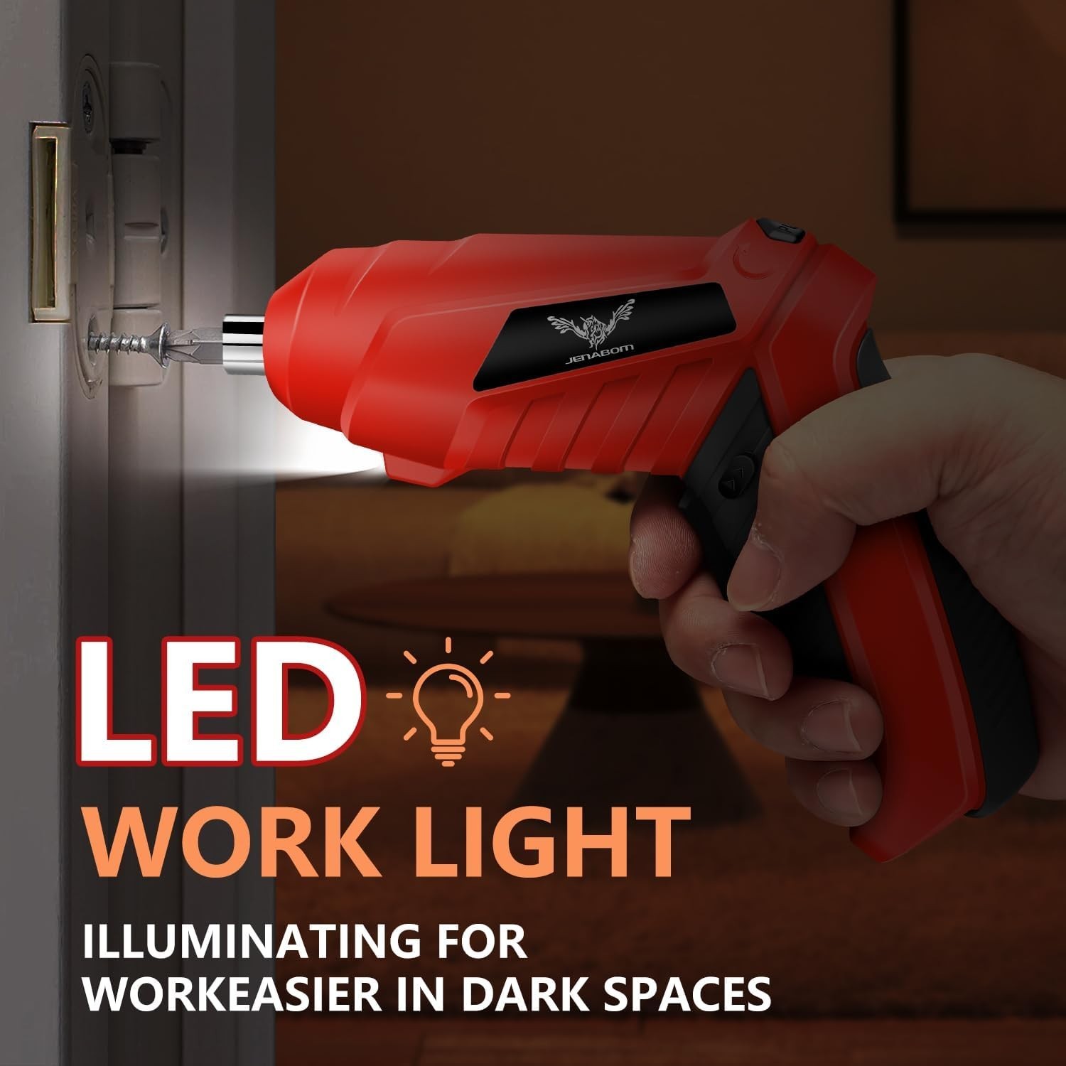 Lightweight Cordless 3.6V Screwdriver – Perfect for Furniture Assembly & Repairs