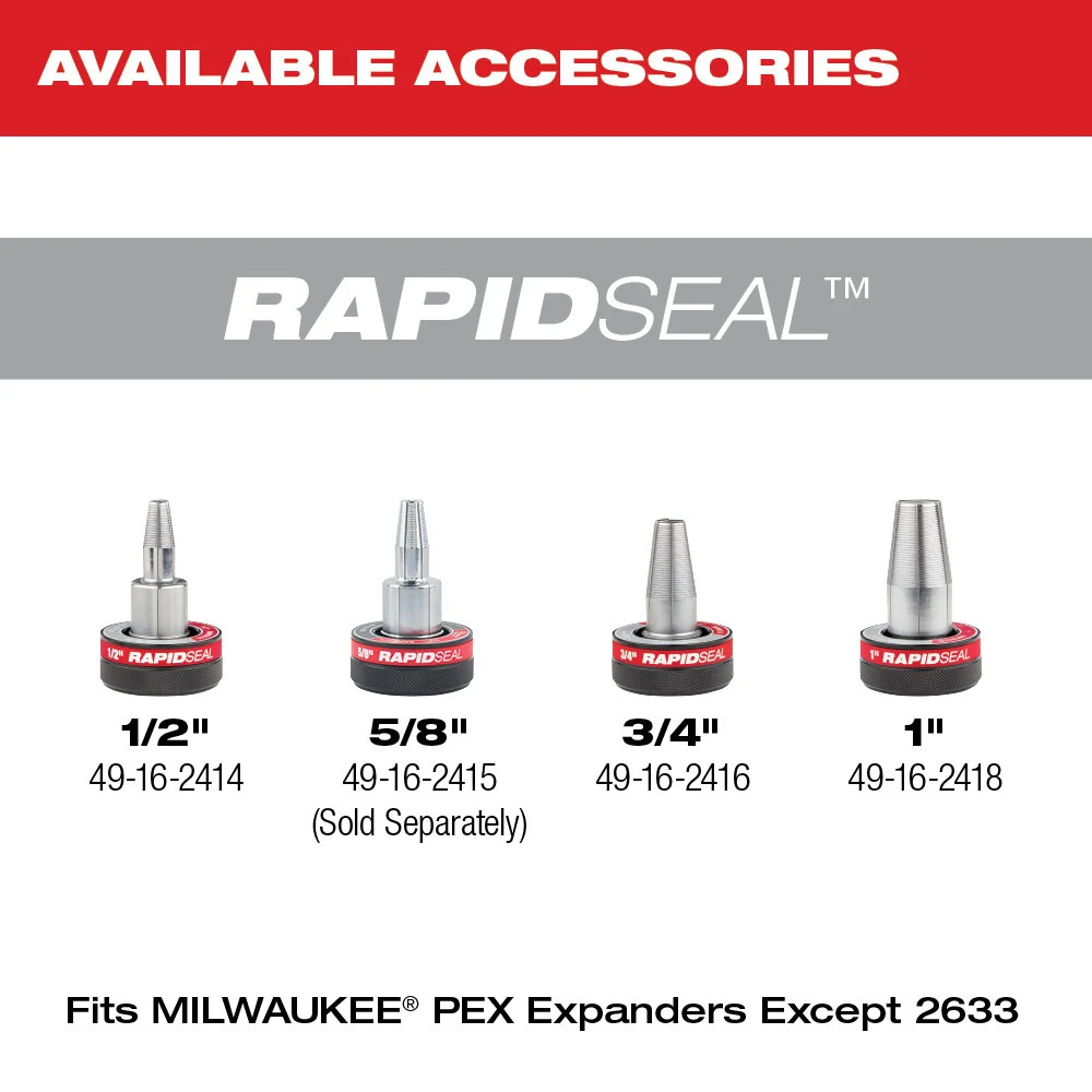 Milwaukee 2532-20 M12 FUEL 12V ProPEX Expander w/ RAPID SEAL Heads – Bare Tool
