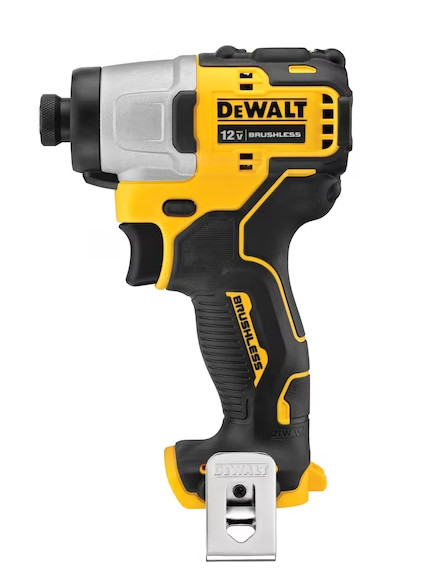 DeWalt 12V MAX Brushless 1/4 in. Cordless Impact Driver (Tool only)