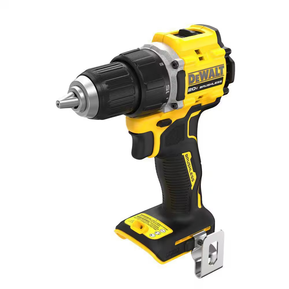 ATOMIC 20-Volt MAX Lithium-Ion Brushless Cordless 1/2 In. Drill Driver with (2)