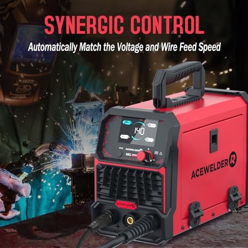 140A MIG Welder, 3 in 1 Flux Core, MIG/LIFT TIG/Stick Welding MIG140PRO-HM