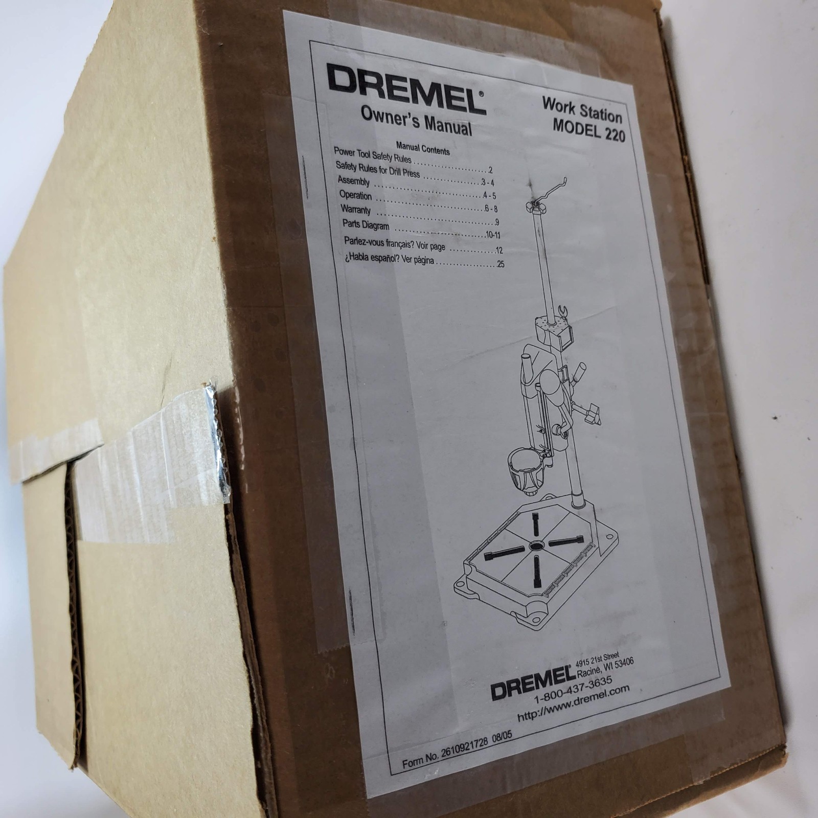 Dremel 220 Drill Press Rotary Tool Workstation Stand