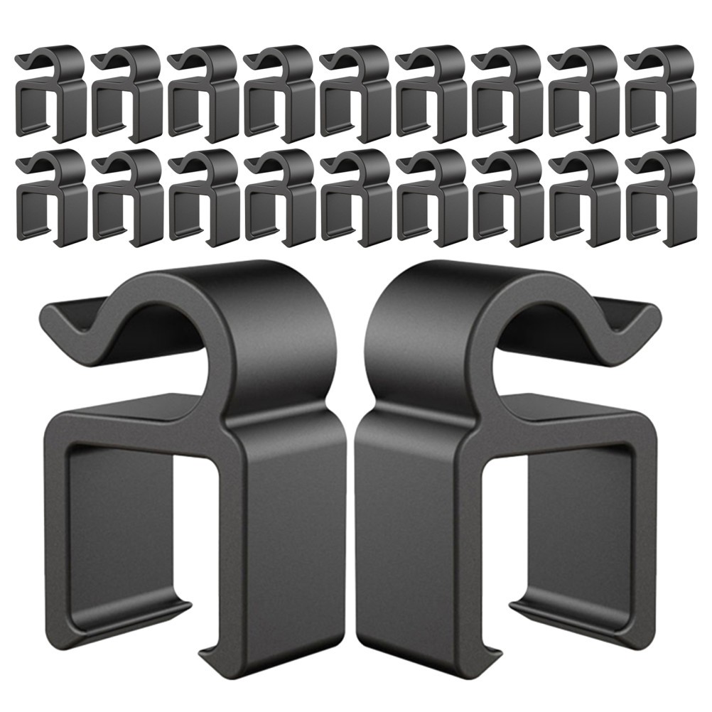 60 Pcs Wire Clips for Microphone Stands Cable Organizer Accessories
