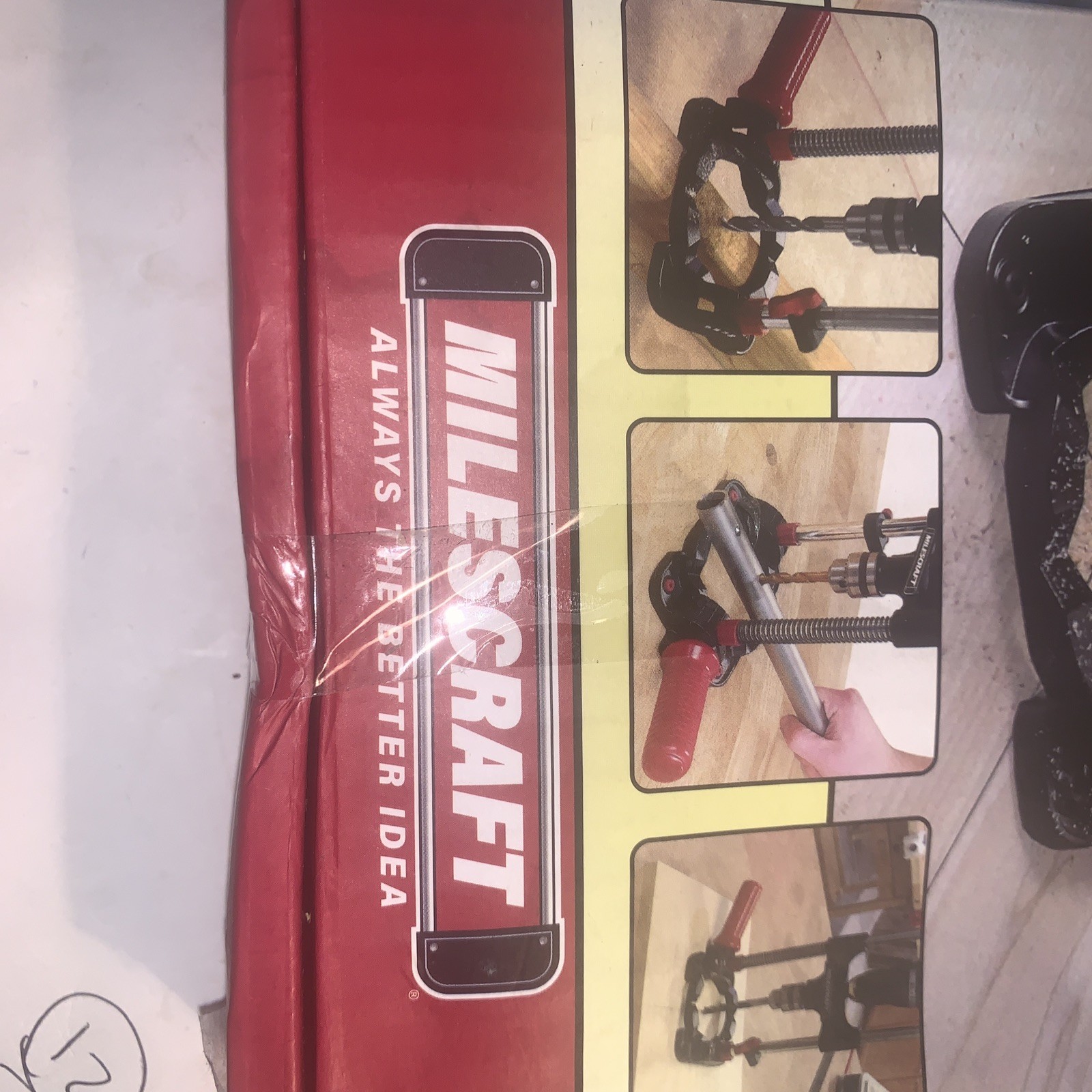 Milescraft 1318 Drill Mate Portable Drill Press Guide Jig Multi Angle Settings