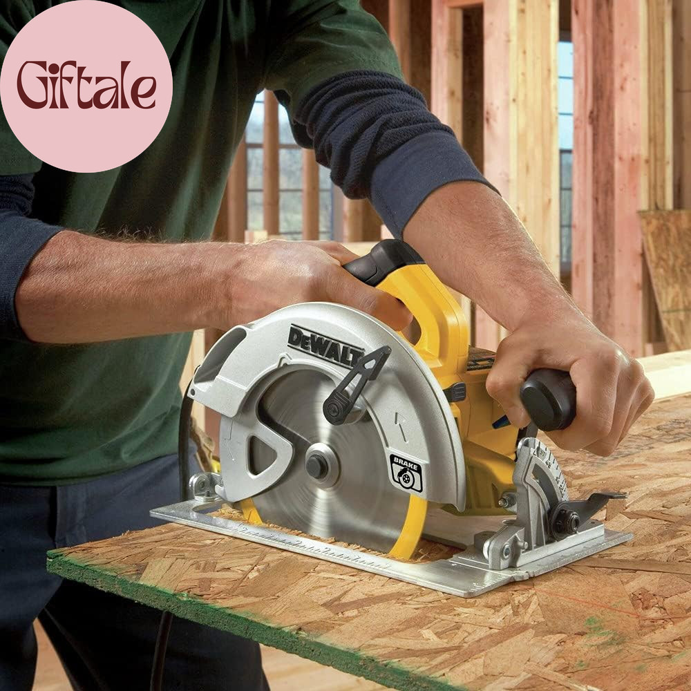 Circular Saw, 7-1/4 Inch, Pivoting with up to 57 Degree Bevel, Corded (DWE575SB)