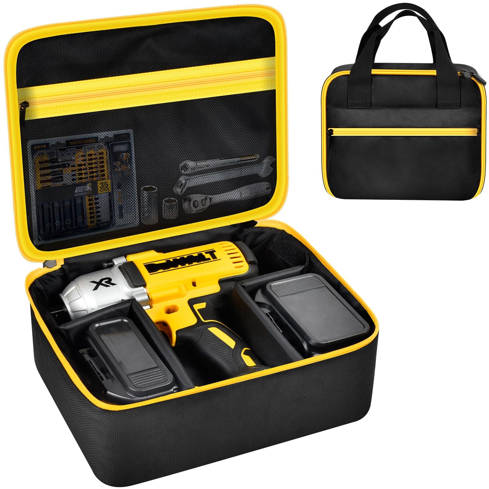 Impact Driver Bag Case Compatible with DEWALT 20V MAX XR DCF900P1 DCF900B DCF…