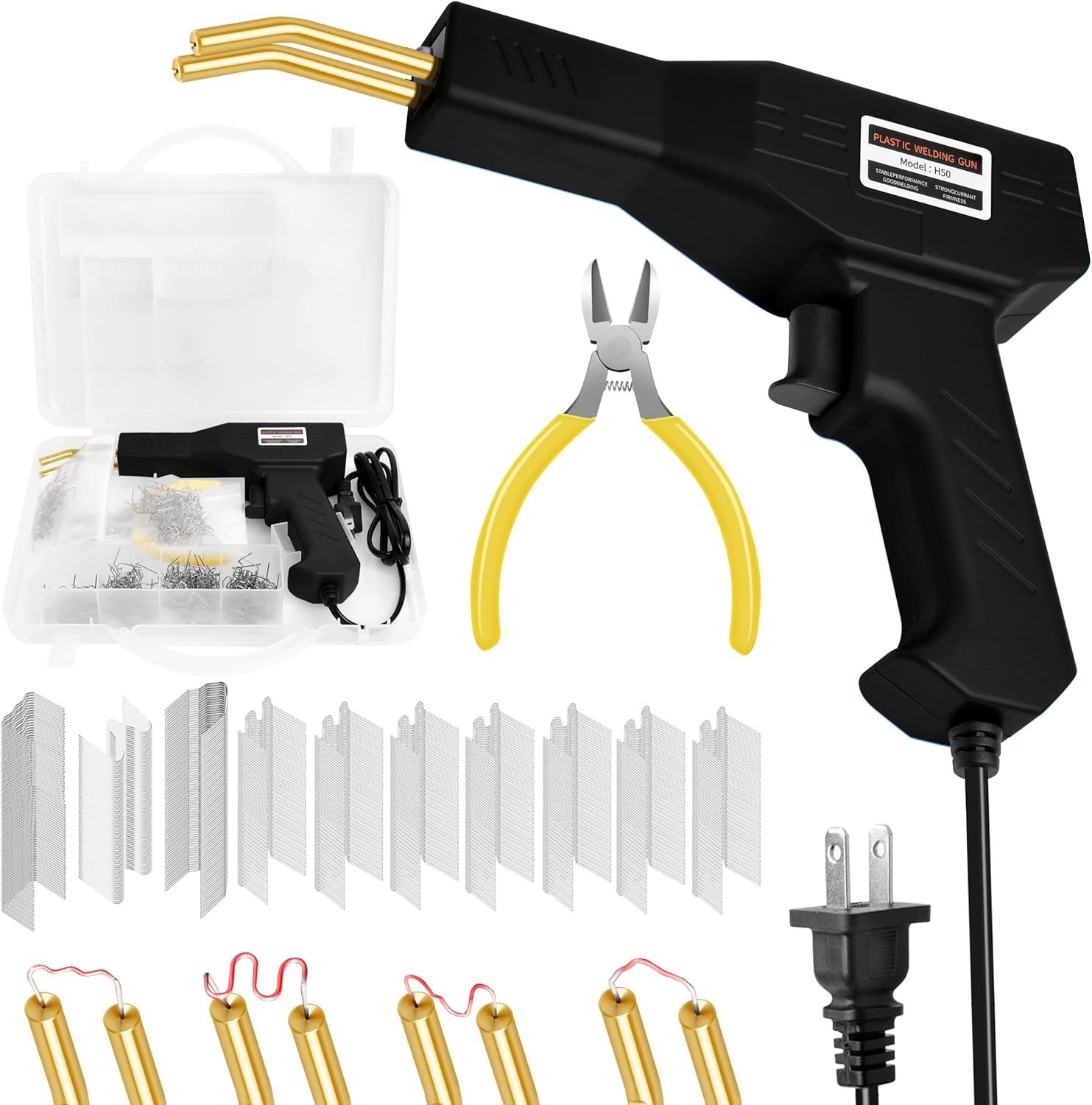 Soldador De Plastico Pistola Para Soldar Plastic Welder Grapadora Soldadura 50 W