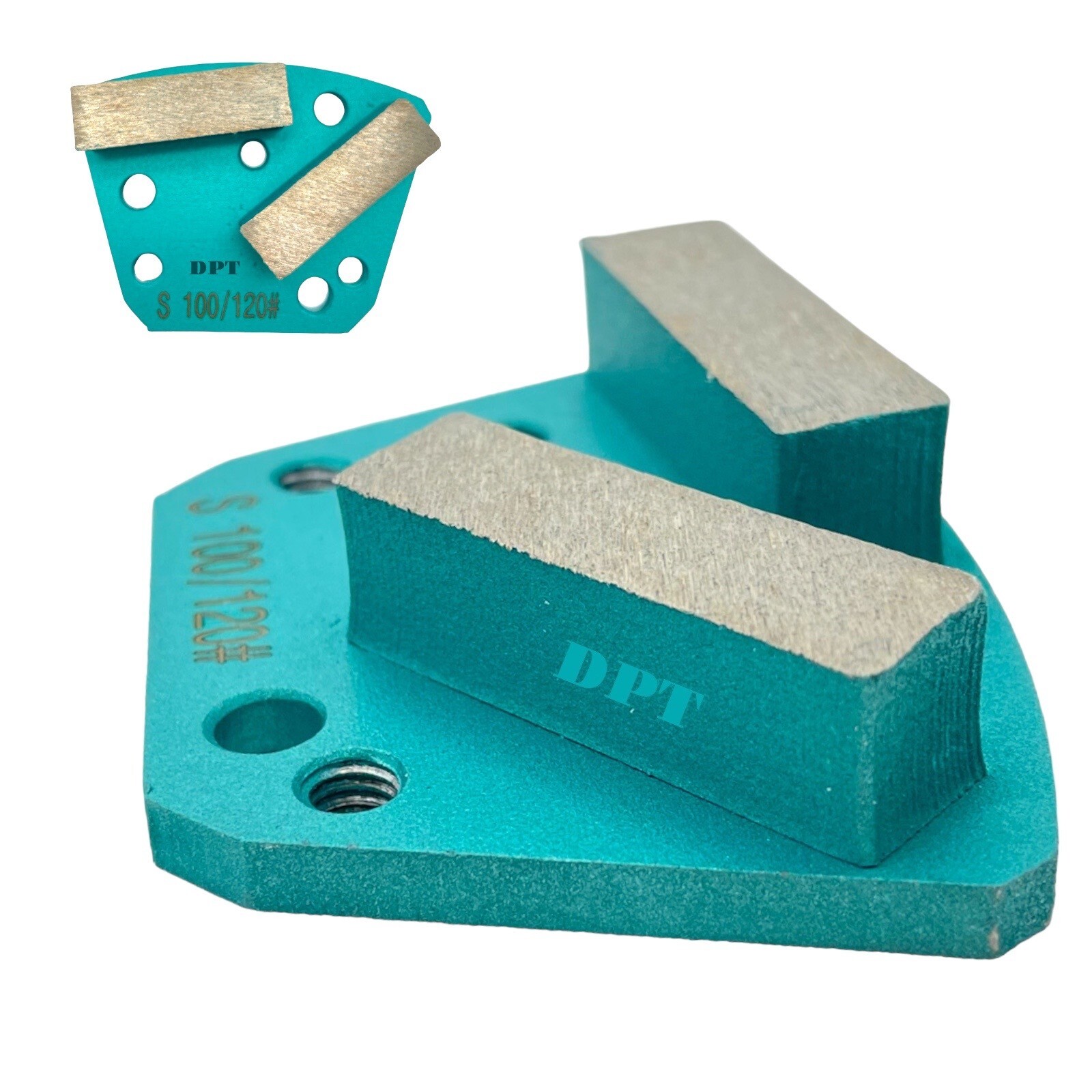 9 Pack Bolt-On Diamatic Sase CPS Grinding Discs Grinding Concrete Hard Bond 120G
