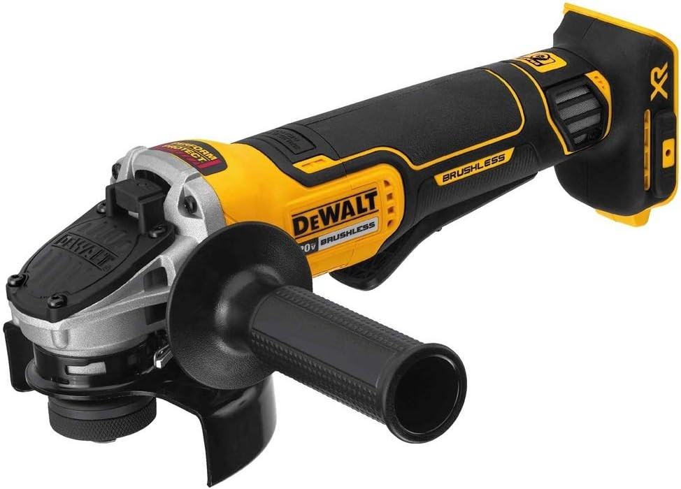 NEW DEWALT 20V MAX*XR 4.5&Prime;Angle Grinder with Brake Tool, Tool Only (DCG413B)