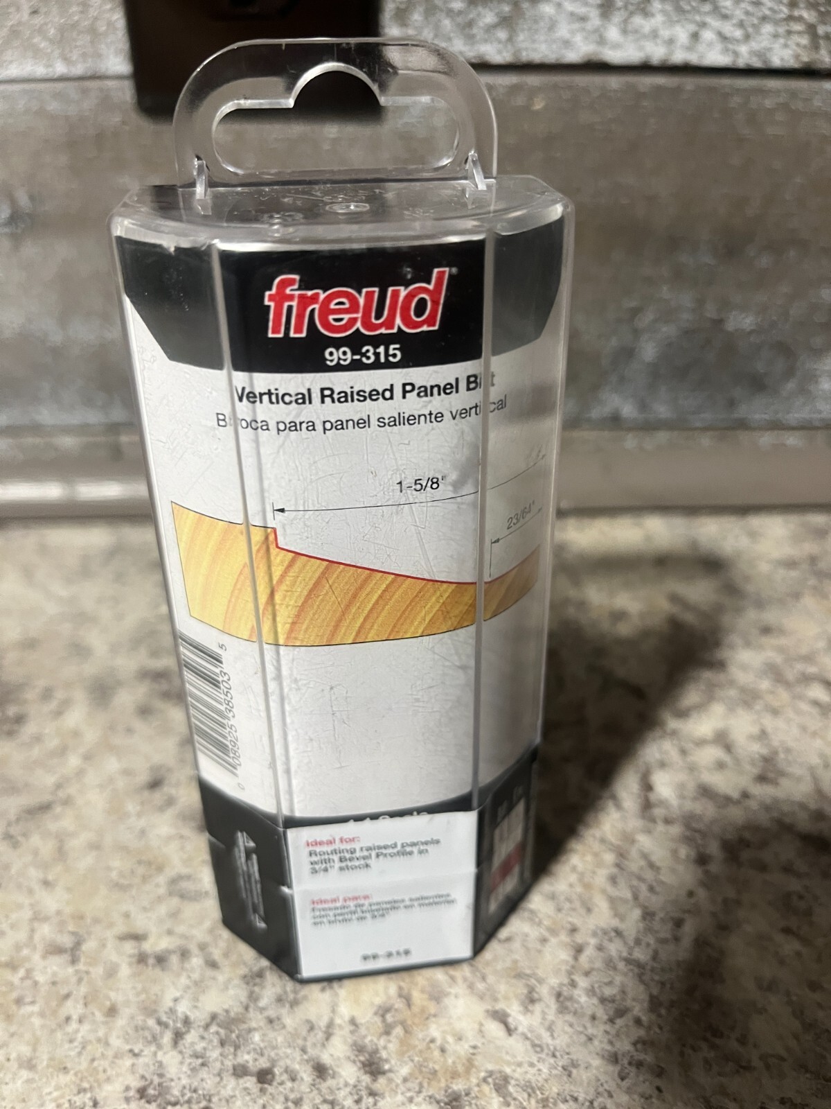 Freud 99-315 1-1/2&Prime; Diameter Vertical Raised Panel Bit