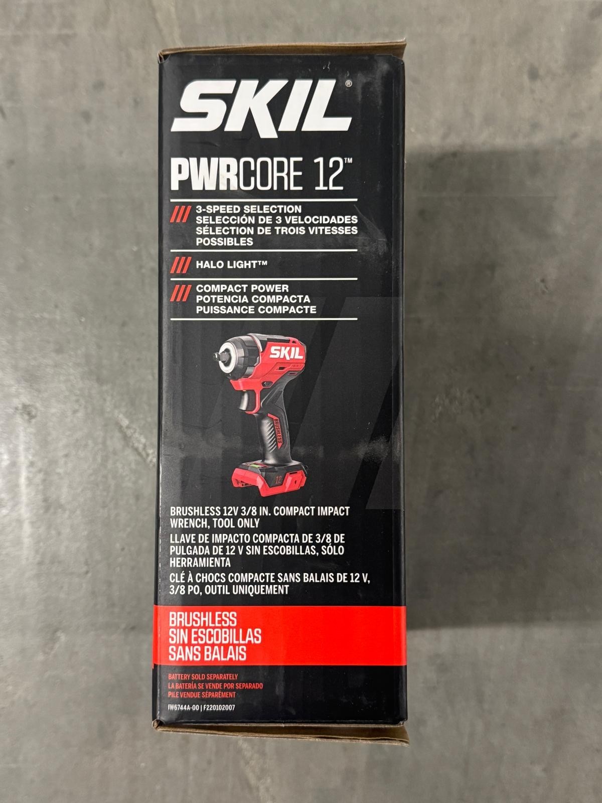 SKIL PWR CORE 12 Brushless 12V 3/8&Prime; Impact Wrench – Tool Only – FREE SHIPPING