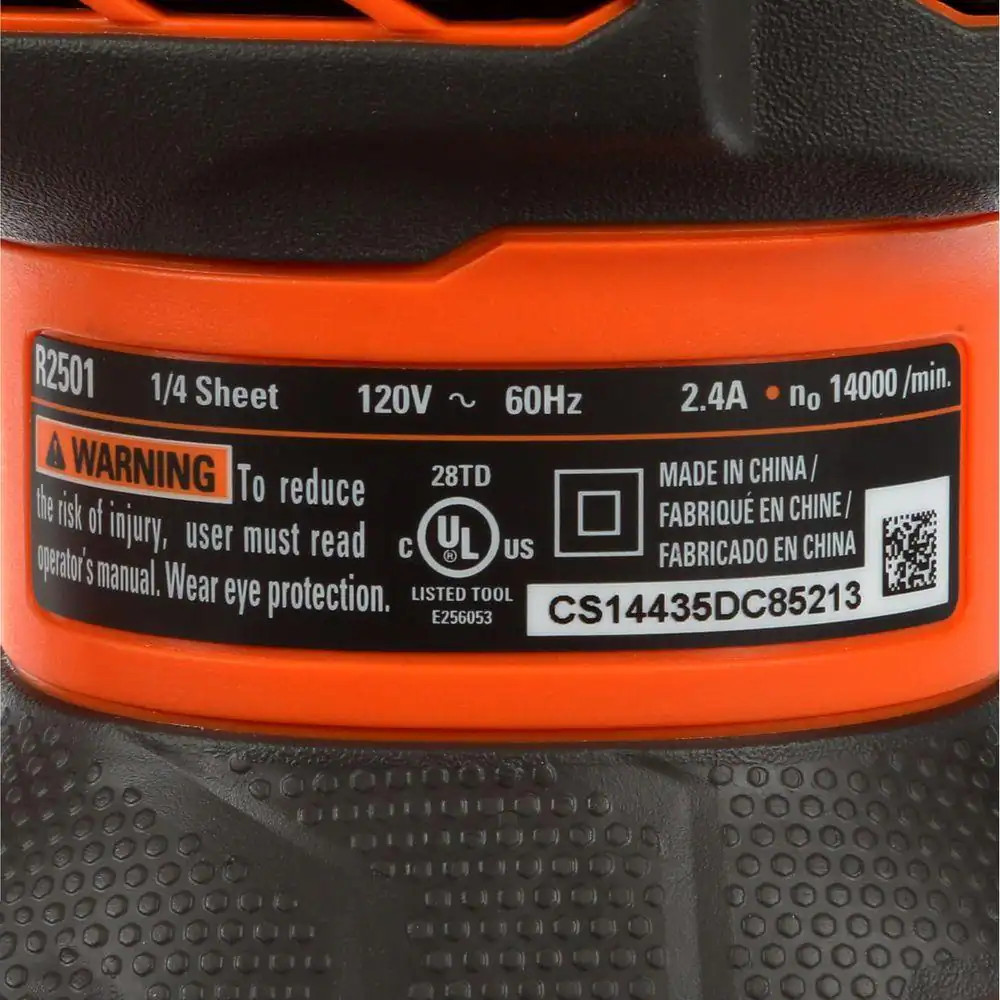 Ridgid R2501 1/4 Sheet Sander