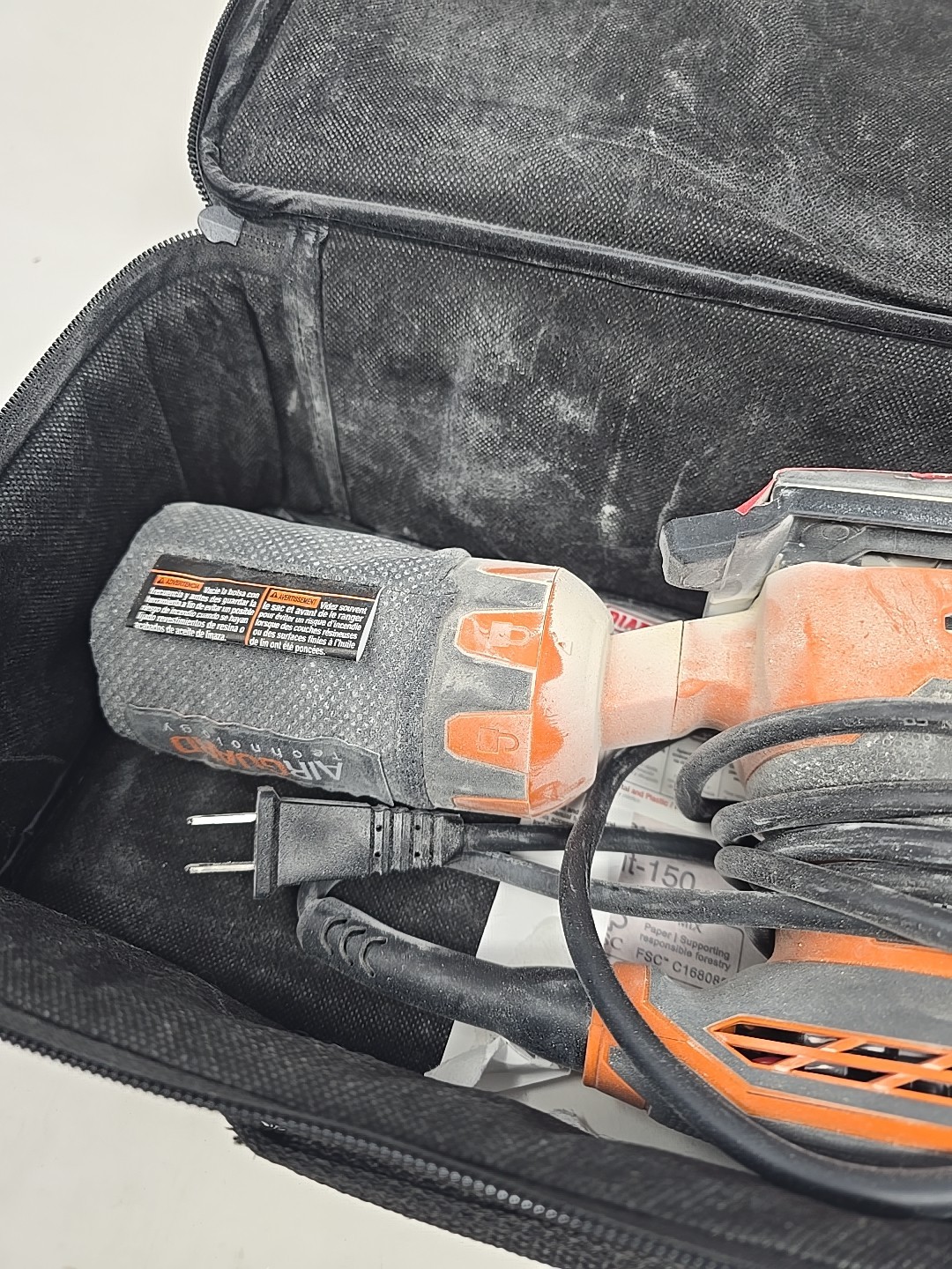 RIDGID R25011 2.4 Amp 1/4 Sheet Sander Corded Preowned