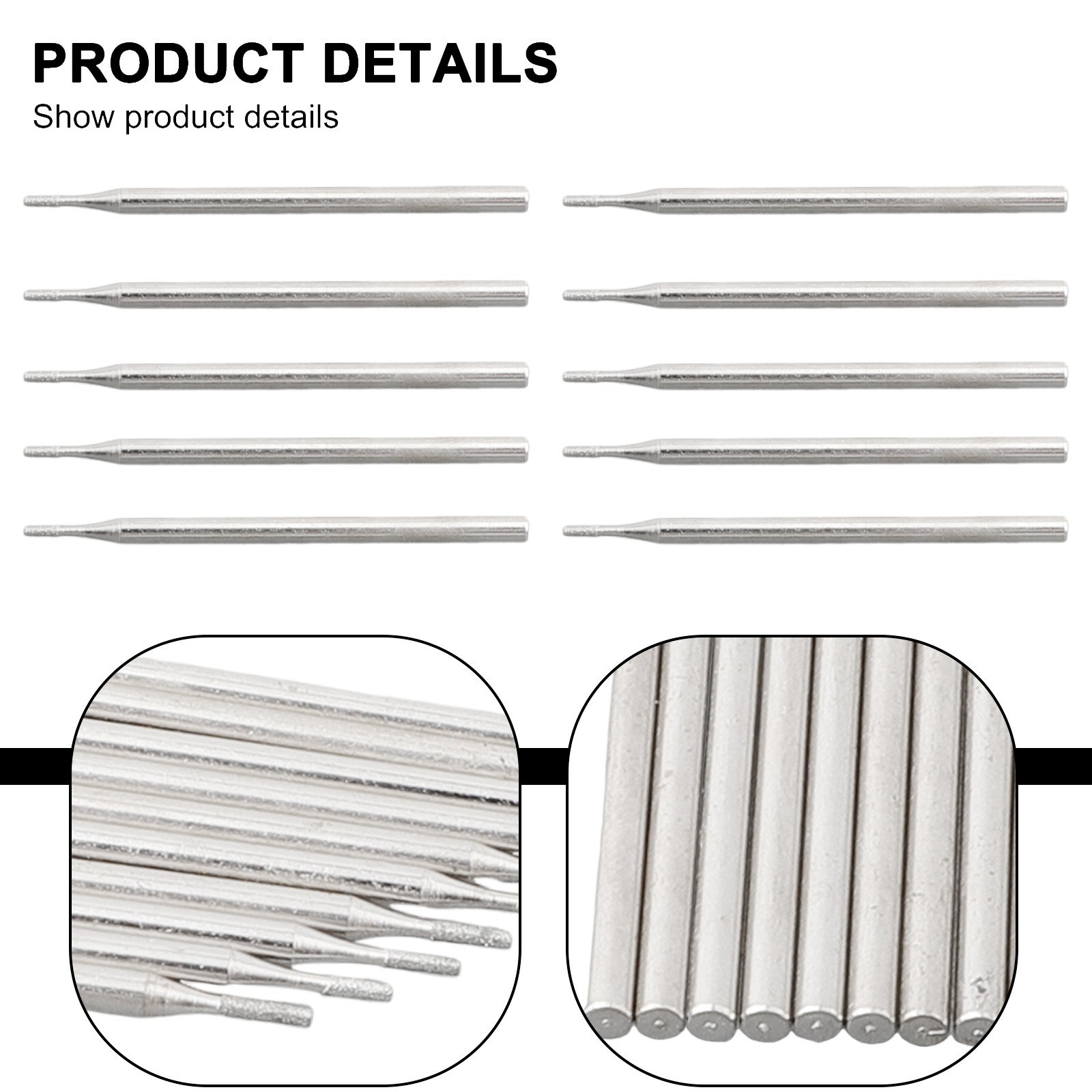 Drill Bit Bit Sleeve Shape 1/1.2/1.5/1.8/2/2.5/3/4mm Burr Core Drill Bit