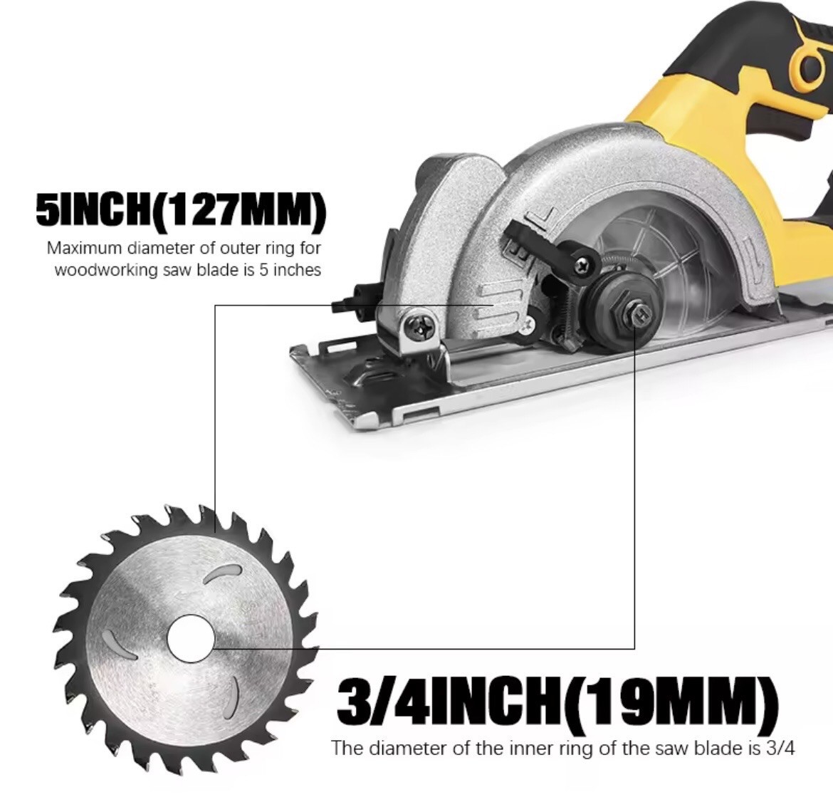 DeWalt Brushless Circular Saw…20V 1000W 10000RPM…DeWalt 50mm Compatible…