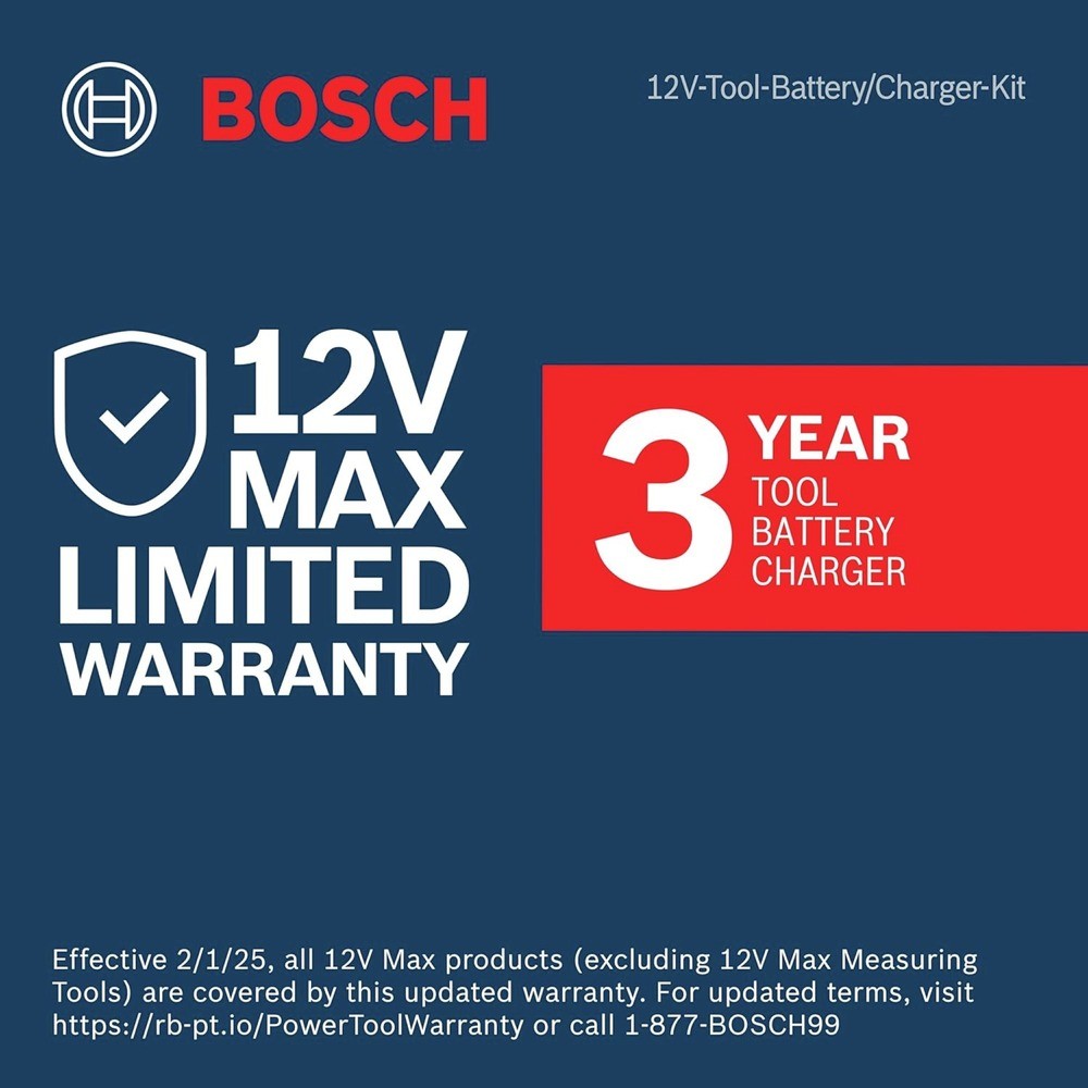 Bosch GXL12V-220B22 12V Max BL Li-Ion 2-Tool Combo Kit w/2 Batteries (2 Ah) New