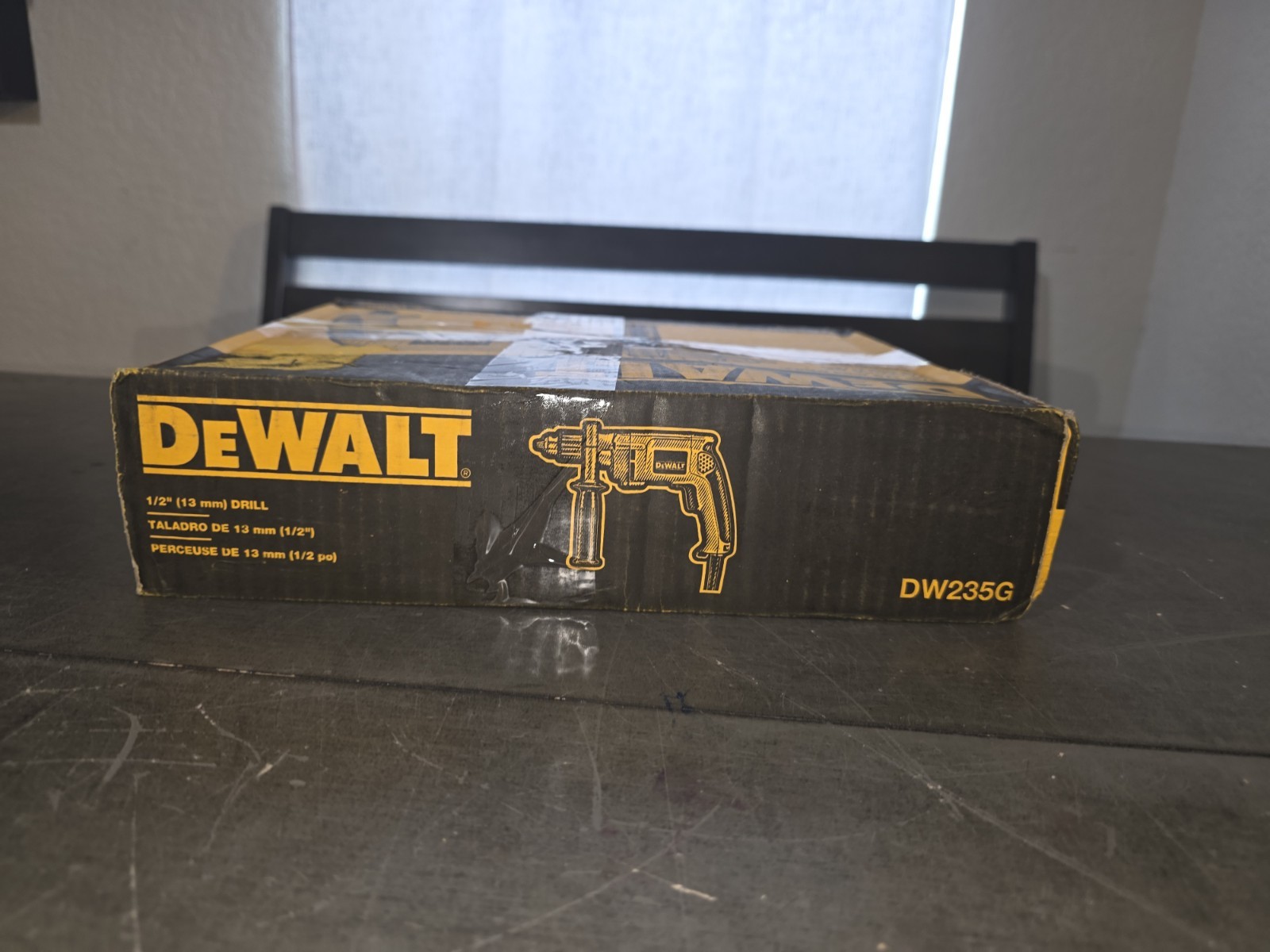 DEWALT DW235G 7.8 Amp Corded 1/2 in. Variable Speed Reversing Drill, Sealed New