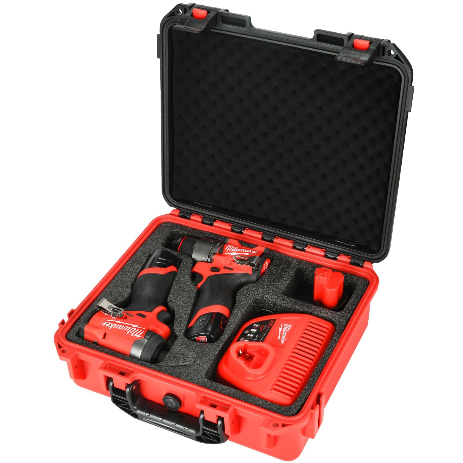 Case for Milwaukee M12 Impact Driver & Drill Set – Tool Box for Milwaukee Fue…