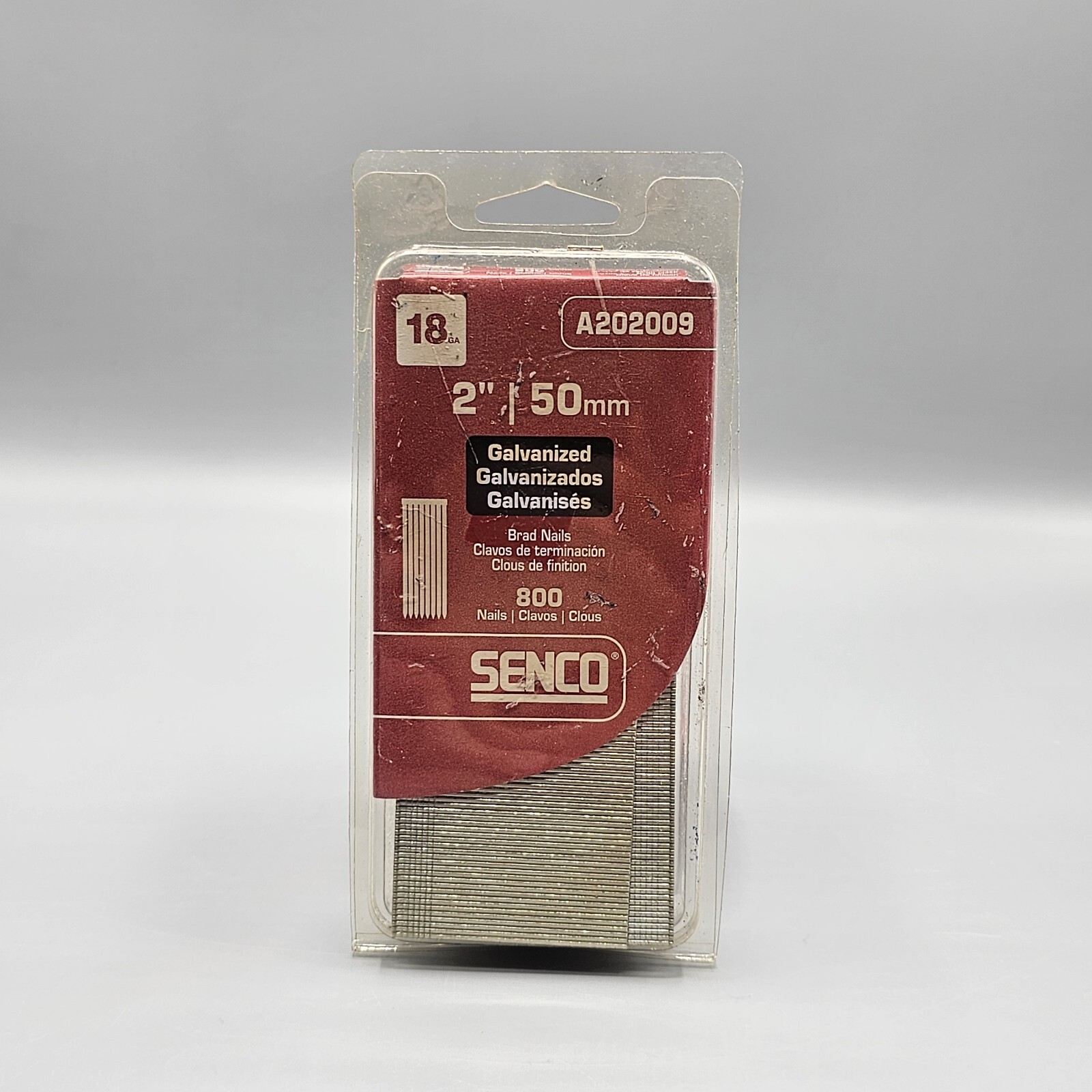 Senco 2&Prime; Galvanized Brad Nails 18GA 800 Count # A202009