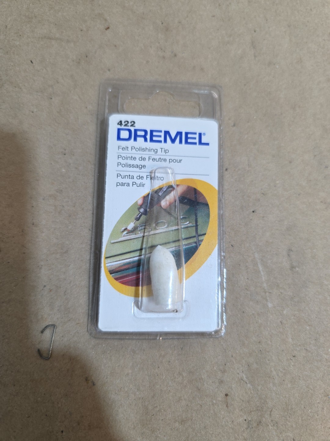 DREMEL 422 Polishing Point,Tapered,3/8&Prime; Head Dia 1UH62